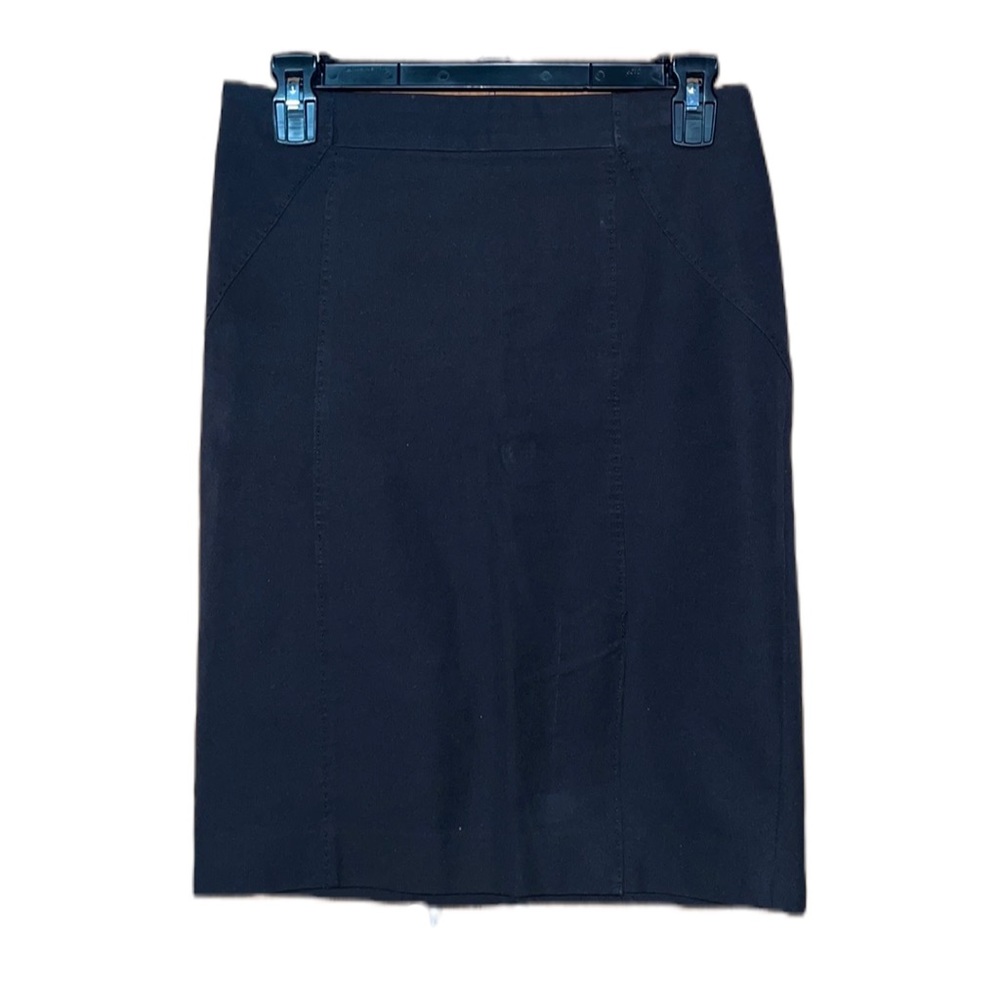 Banana Republic Plain Straight Skirt - Black - Size 2P